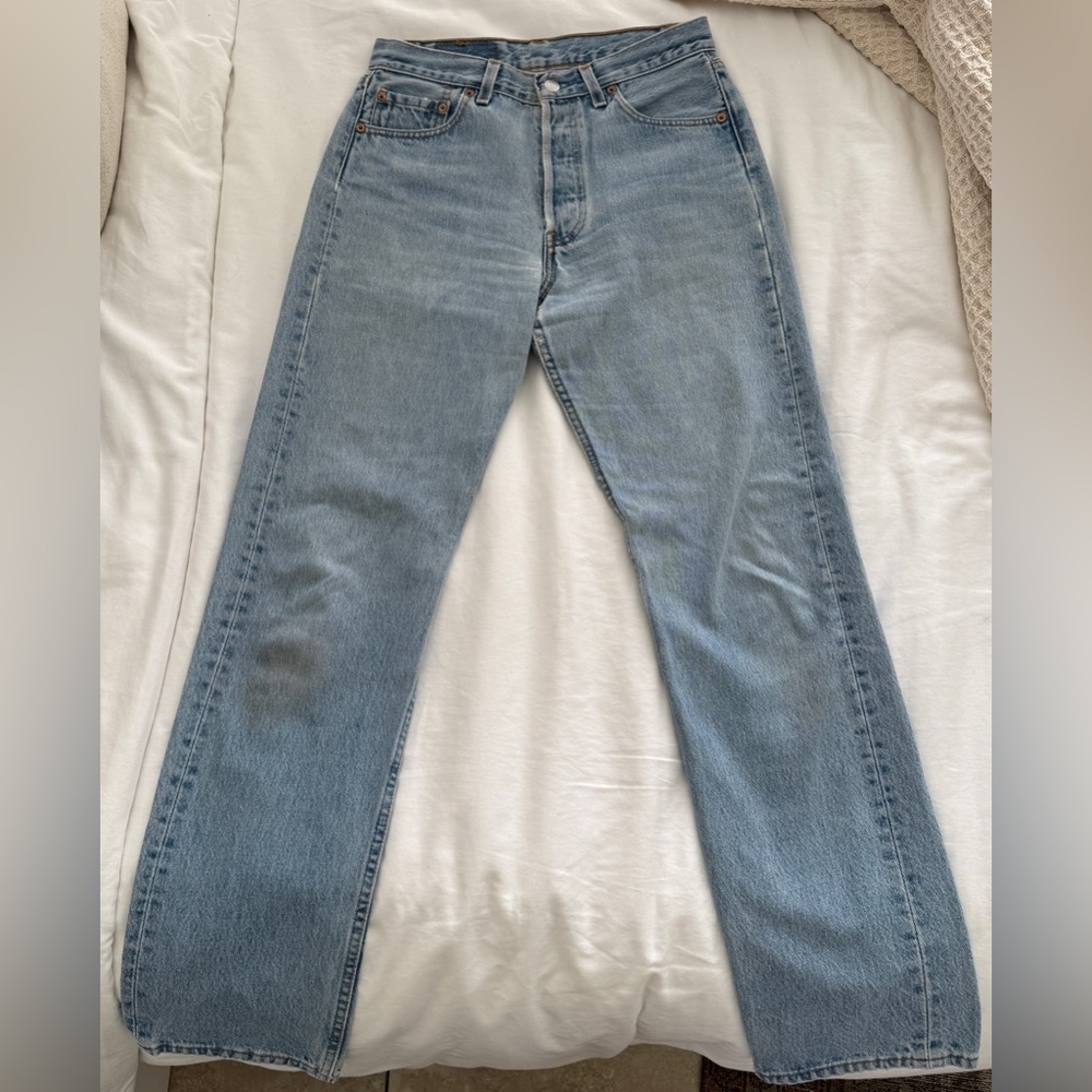 Vintage Levi’s 501 Jeans Light Blue Made in USA